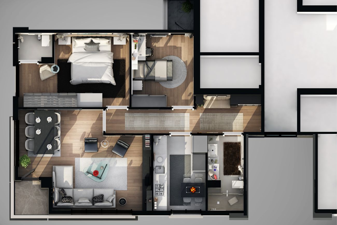 Ce înseamnă apartament decomandat sau semidecomandat?