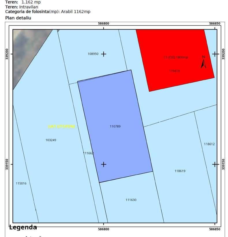 INVESTIȚIE OTOPENI – TEREN 1.158 mp + proiect hala 388 mp + avize, zona industriala
