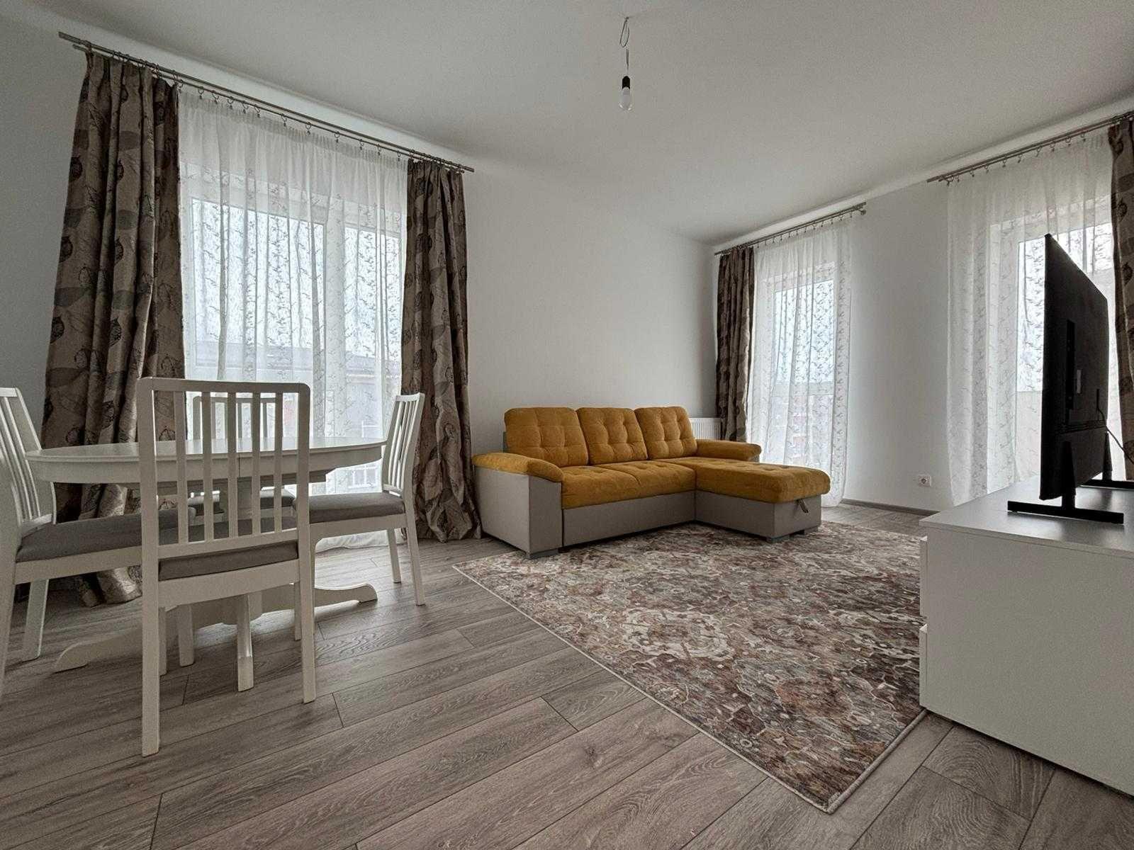 Apartament decomandat 2 camere, mobiliat si utilat, include loc parcare