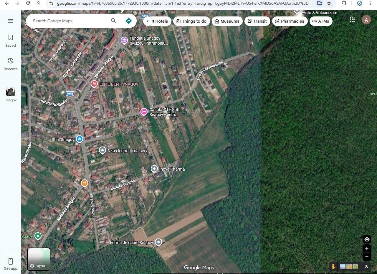 Teren lângă Padurea Snagov