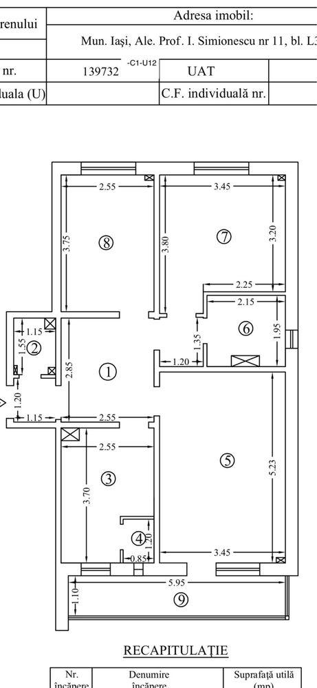 Apartament 3 camere