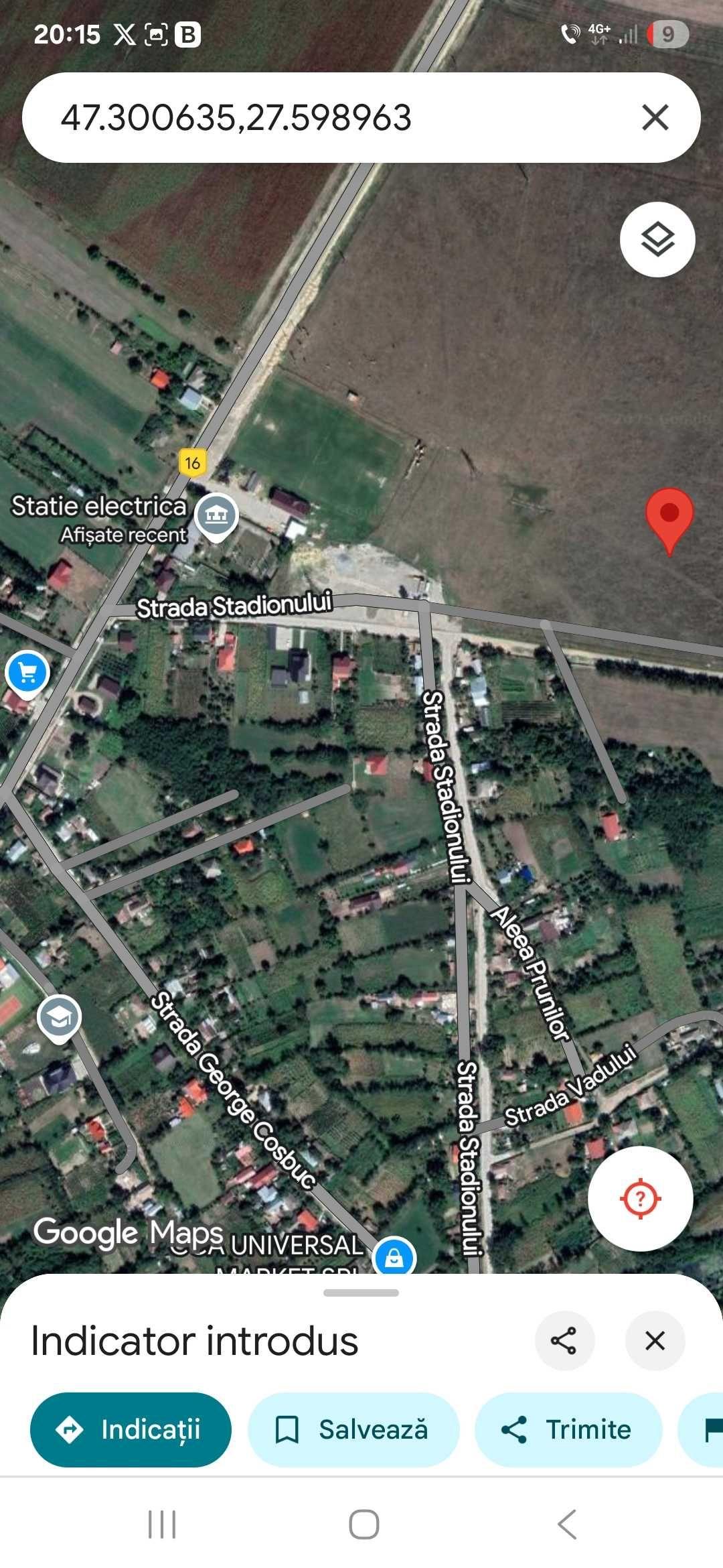 Proprietar vand teren sat-comuna Victoria Iasi 20000 metri compact