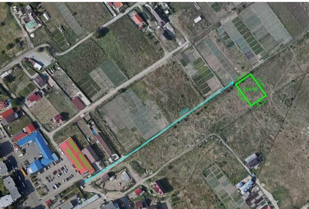 Teren intravilan Zona PENNY -Market, Brosteni