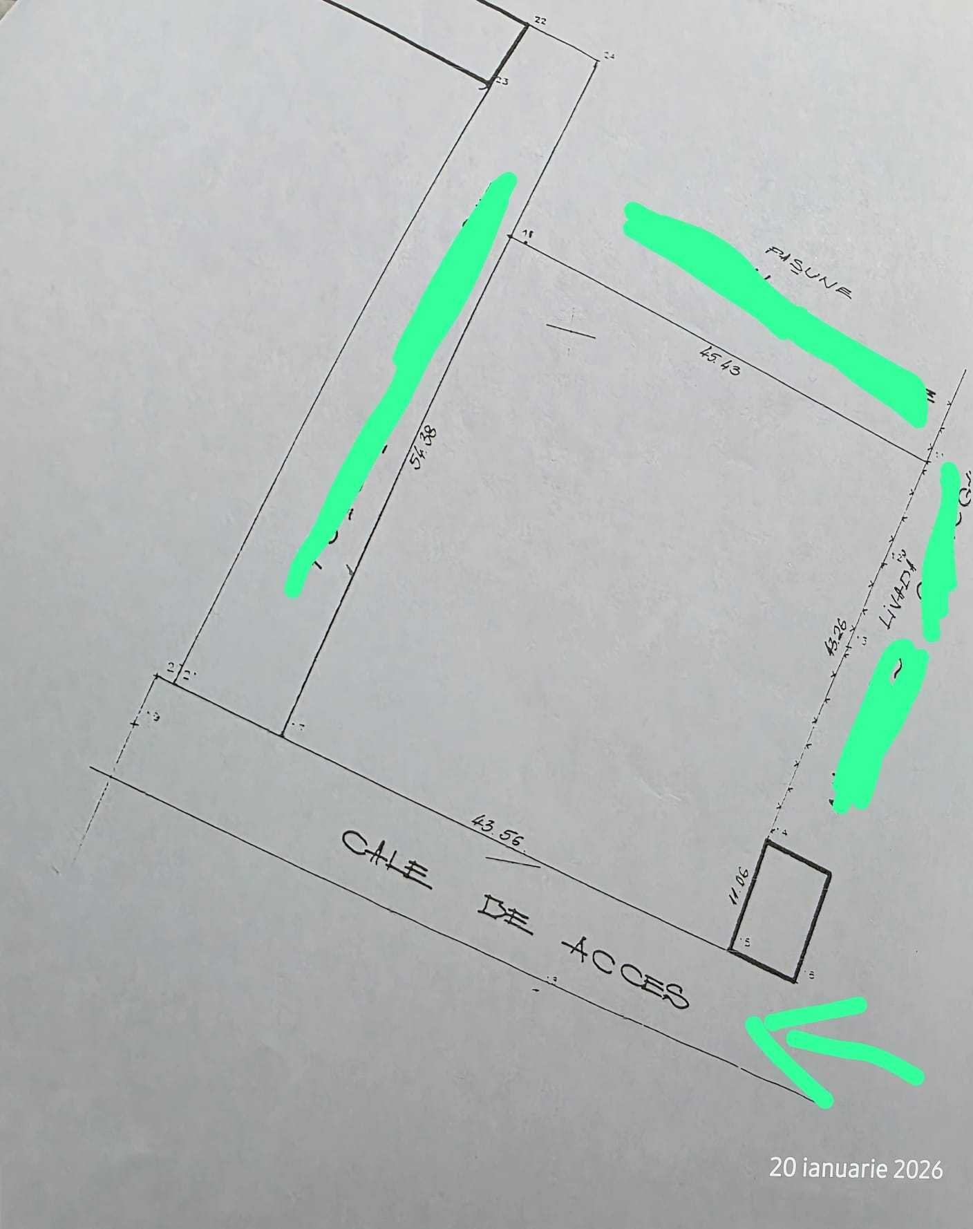 Teren intravilan – 3 loturi egale – Str. Săvenilor, Botoșani