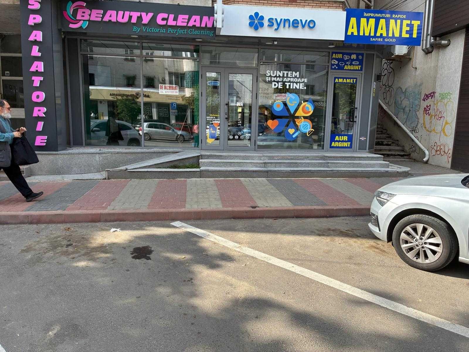 Închiriere spațiu comercial ultracentral Botoșani, pretabil birou, agenție 21,35 mp