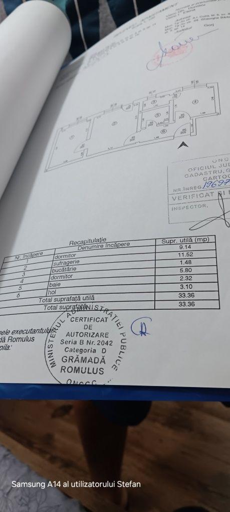Se vinde apartament 2 camere semidecomandat, strada Slt.Gheorghe Bărboi,etaj 3.Pret 55000 € - imagine 1