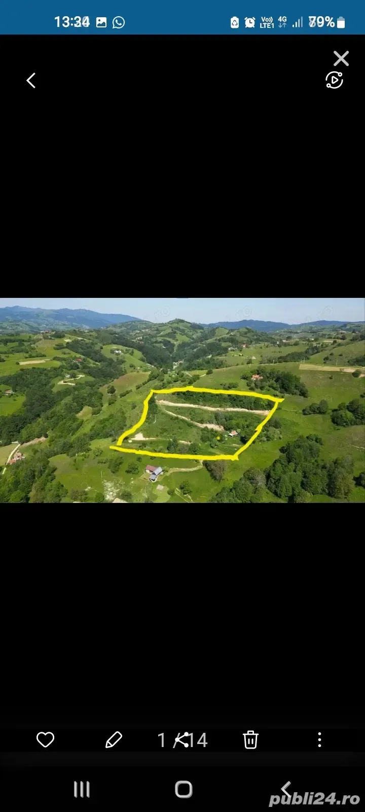 25 km de Brasov , 60 m2 constructii , 12 000 m2