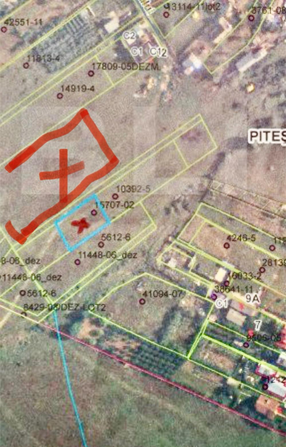 vand teren intravilan construibil 1000mp Turcesti, Pitesti