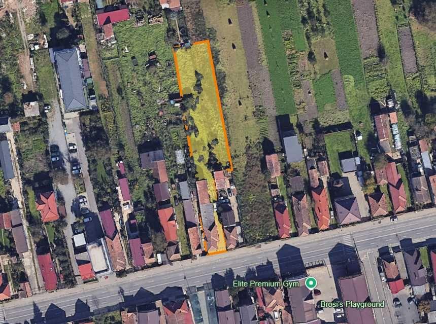 Vand sau schimb teren cu casa cu spatiu comercial in Floresti central strada Avram Iancu - imagine 1