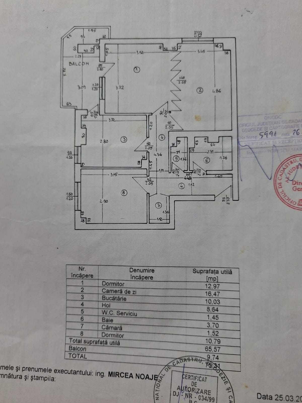 Apartament 3 camere