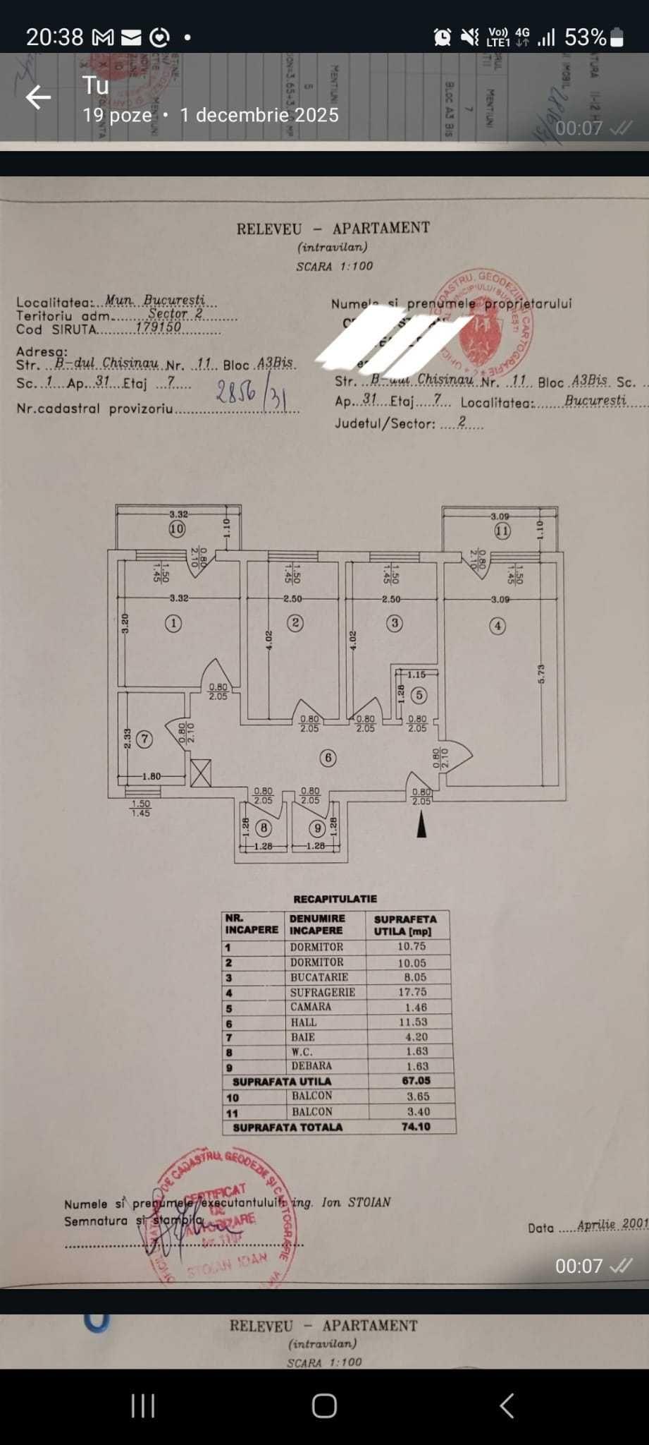 Apartament 3 Camere Bucuresti Sect. 2