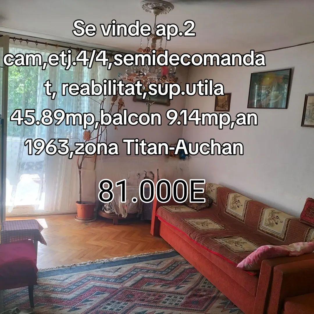 Ap.2camere,Titan-Auchan