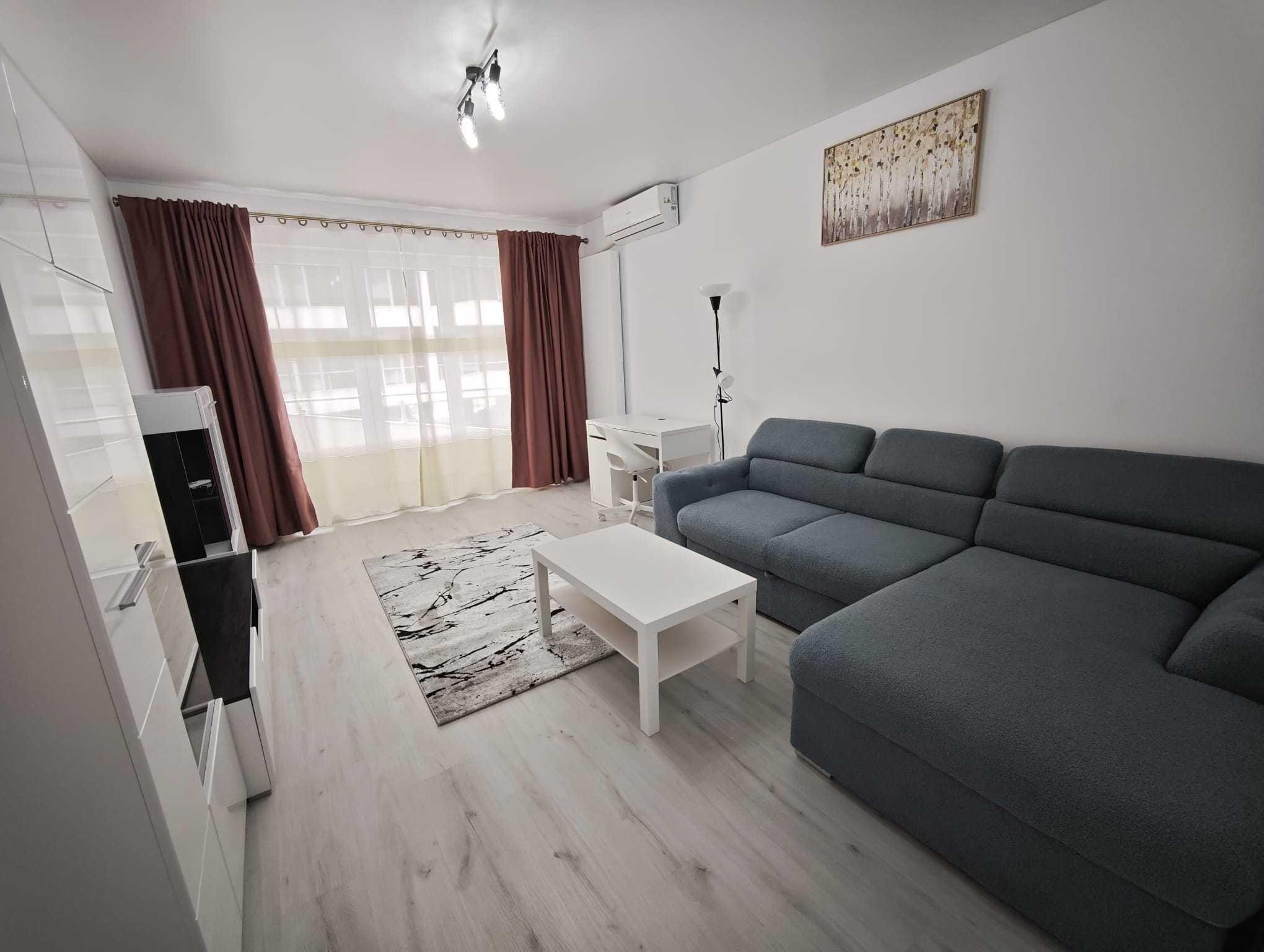 De închiriat garsonieră premium  – 55 mp, bloc nou, loc de parcare acoperit, 5 min metrou Anghel Saligny, 500 euro