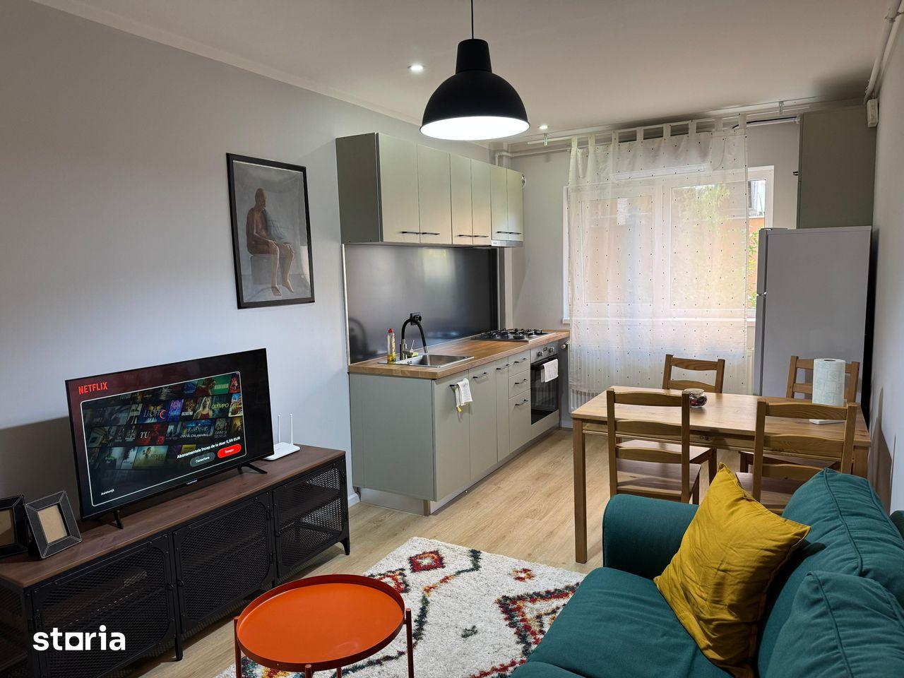 Inchiriez Ap. 2 cam, Palladium Residence 1, parter, complet mob/utilat