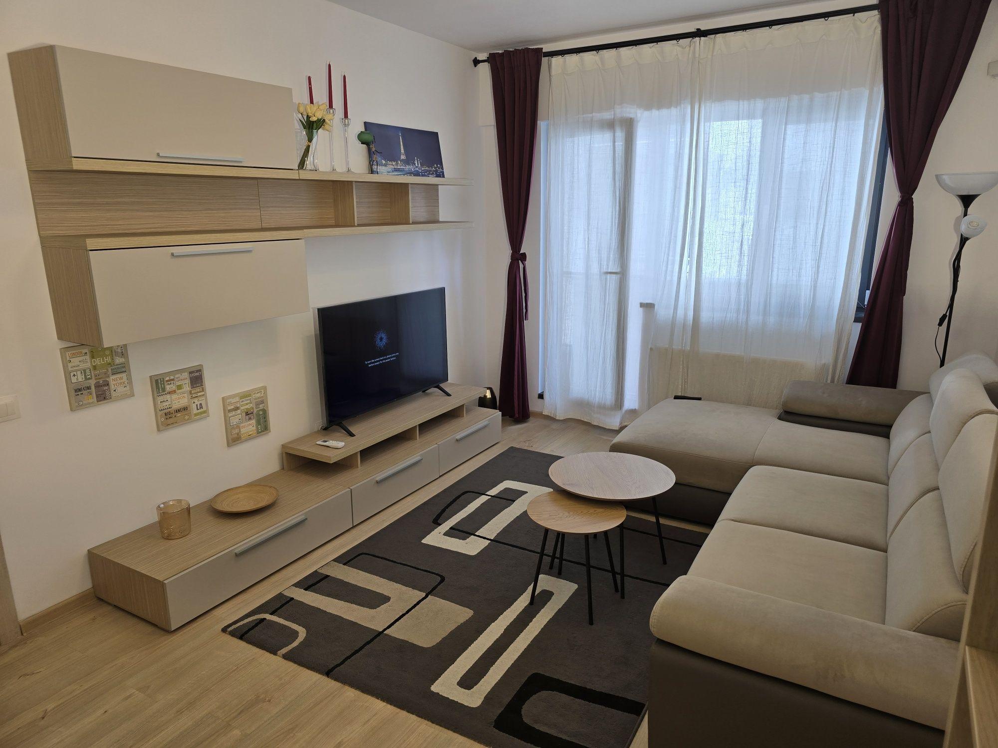 Închiriez apartament 2 camere zona Ilioara cu centrală loc parcare cu încărcare auto electric /hibrid
