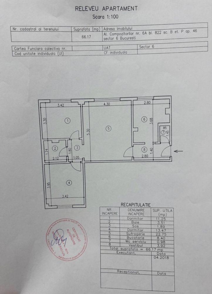 (Direct Proprietar) Oportunitate Drumul Taberei | 3 Camere | 5 min Metrou | Zonă Verde și Liniștită