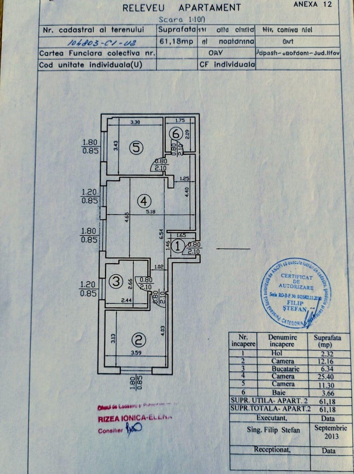 Apartament 3 camere