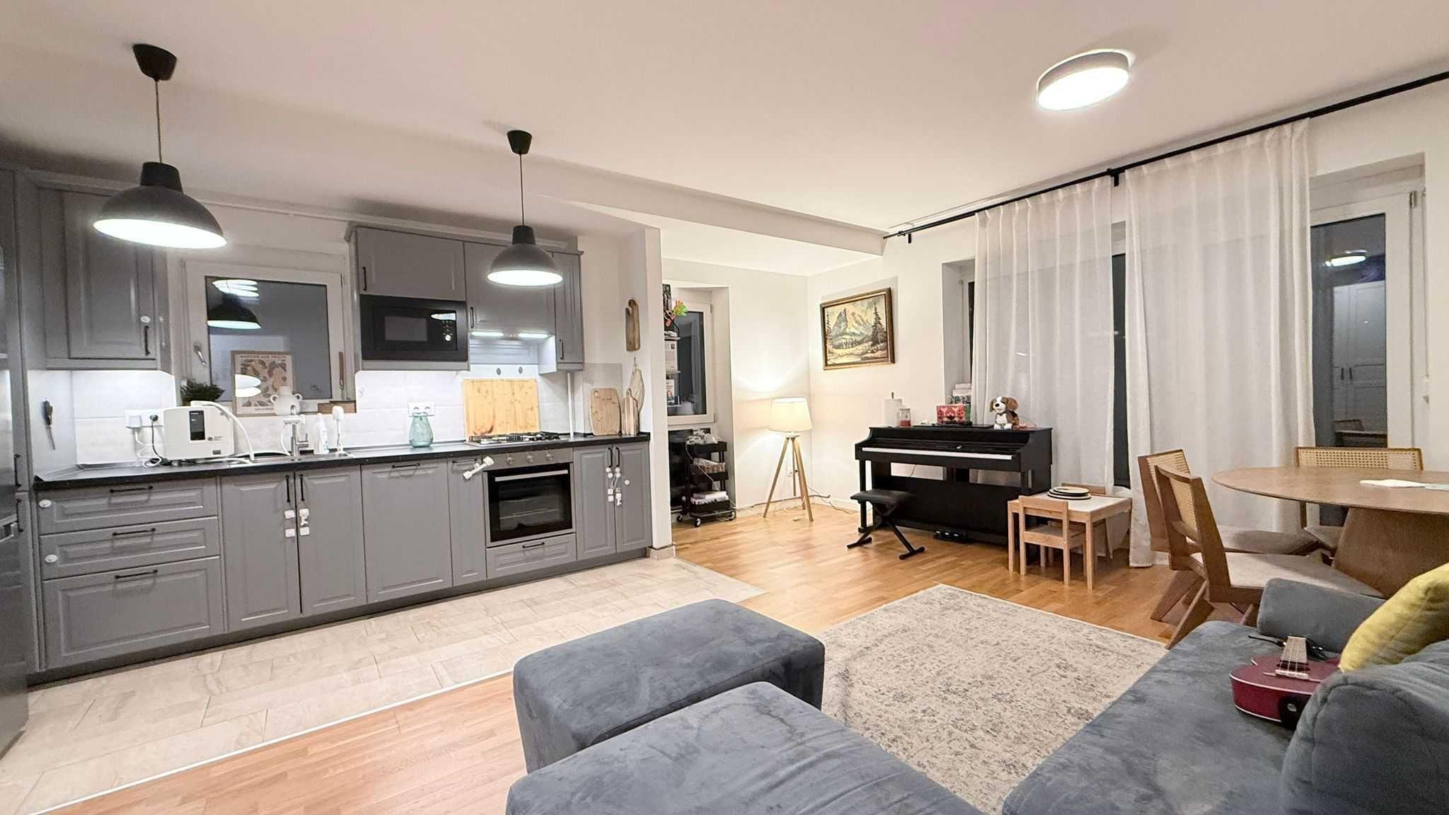 Chirie 3 camere Pipera – Voluntari | 78 mp | Mobilat complet