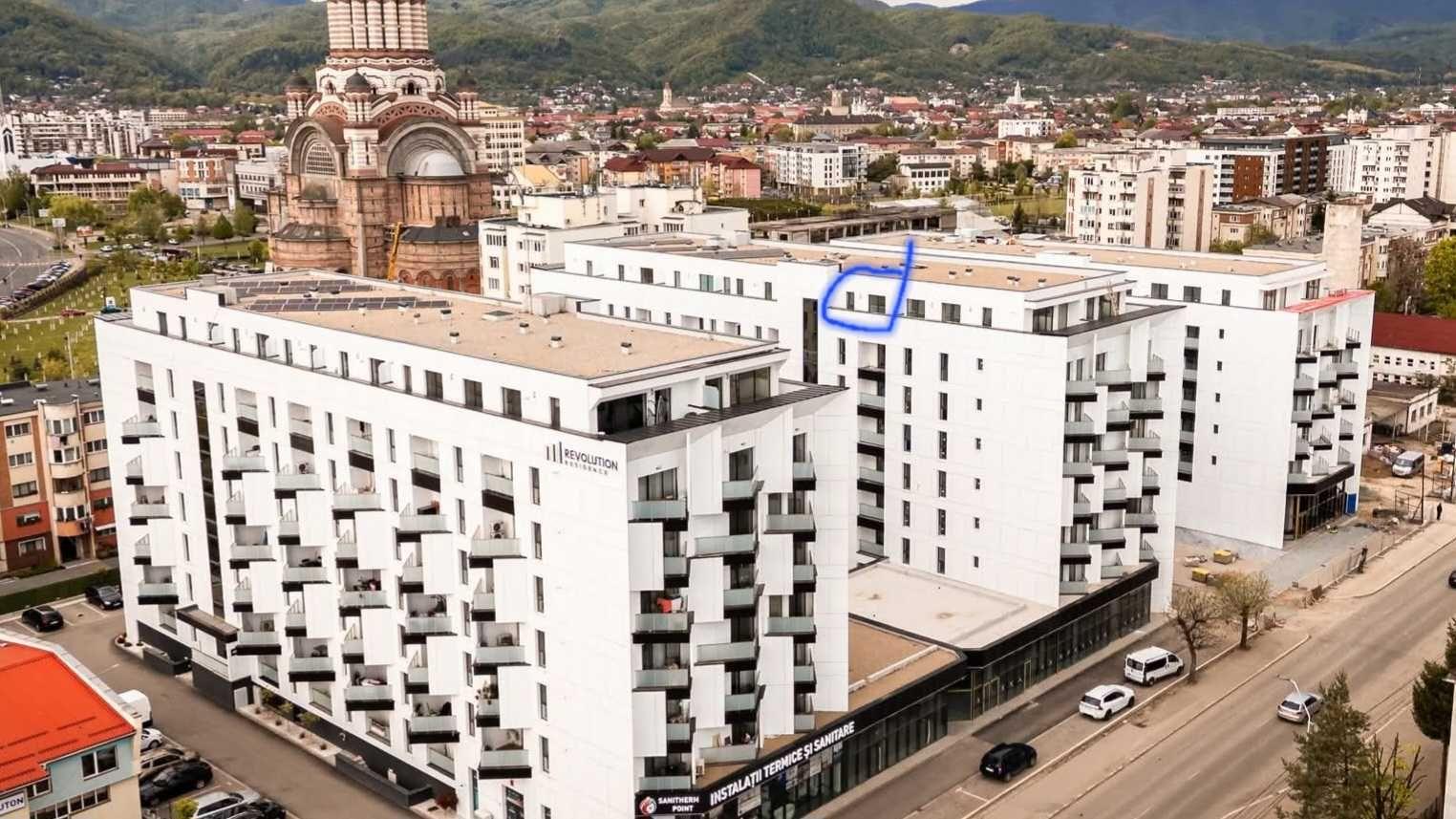 Ap. Nou, 2 camere, Finisat, etaj retras cu terasa. TVA inclus