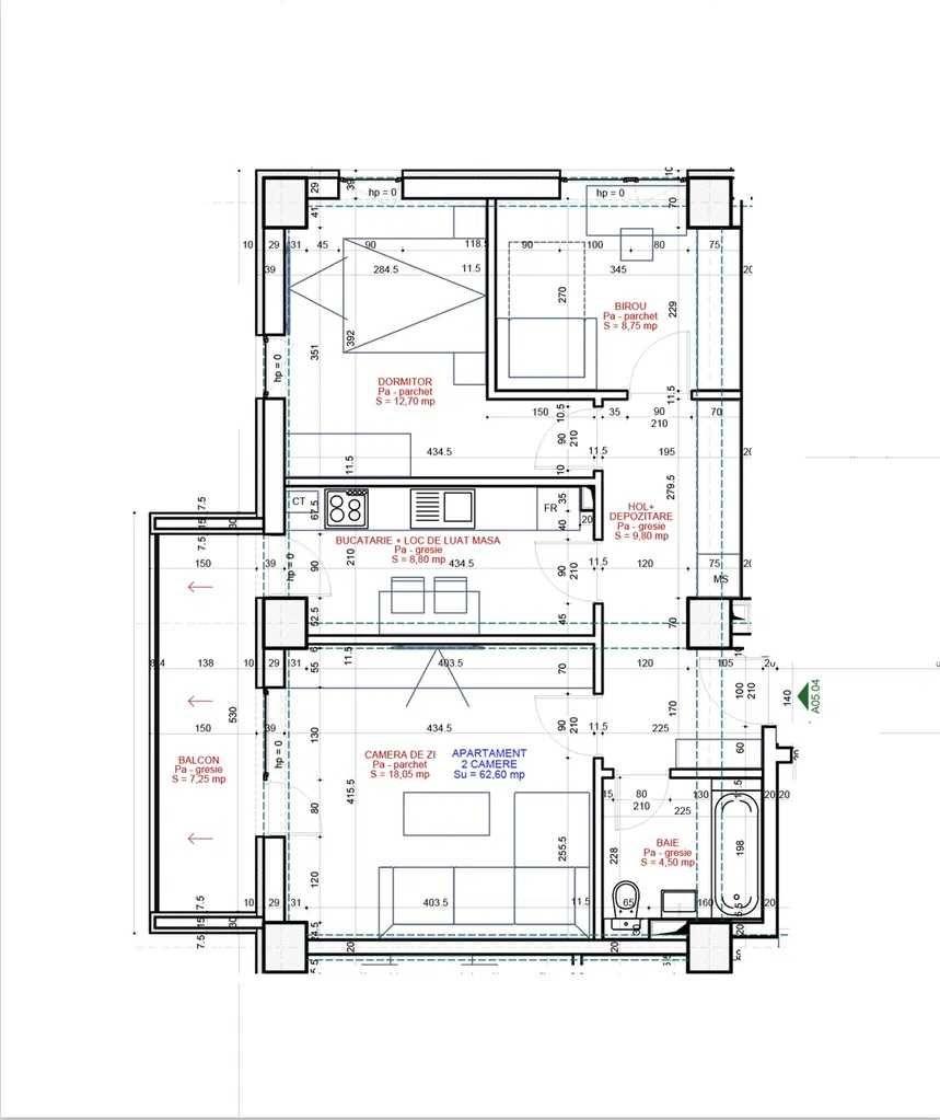 Apartament tip 2 camere+birou,  Freya Home- Dezvoltator