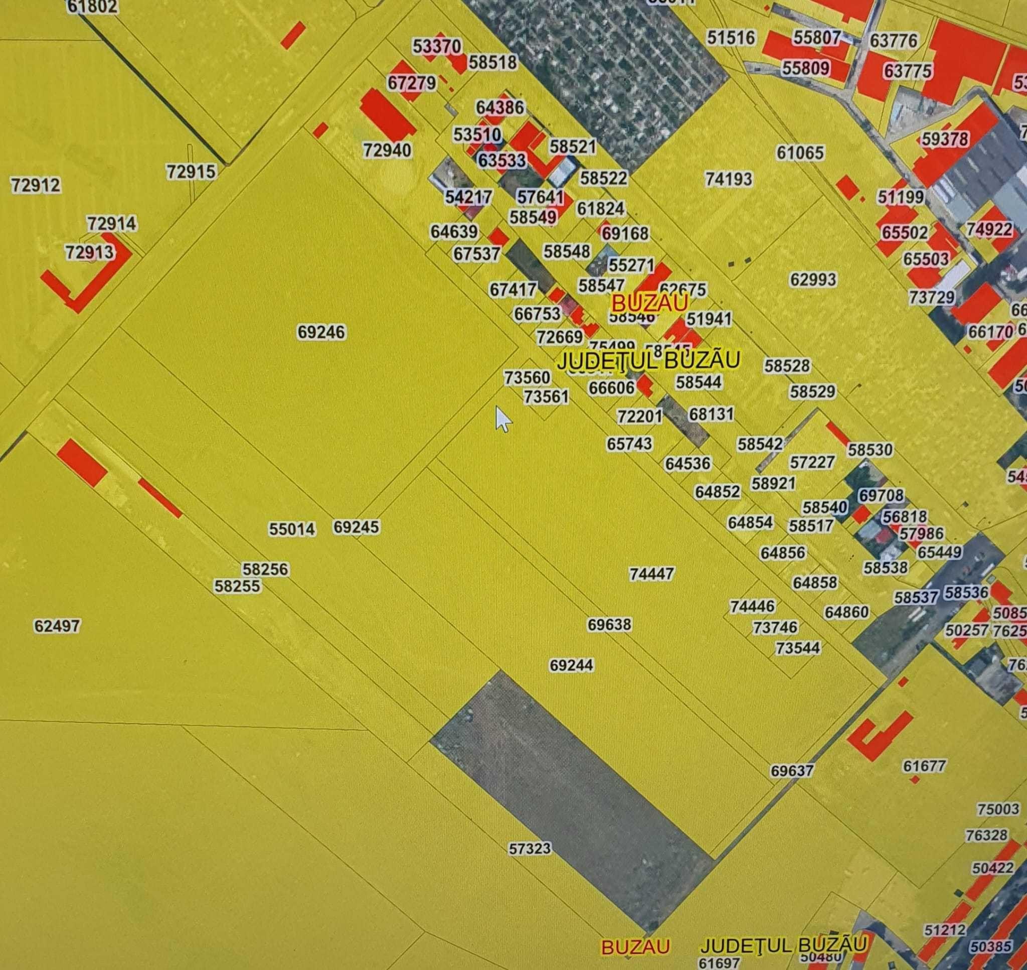 Teren intrav Buzau Micro 14 500mp+500mp+1000mp acces Veteranil+Bazalt - imagine 1
