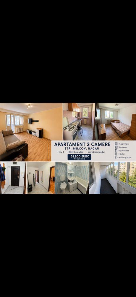 Apartament 2 camere semideomandat,etaj 1
