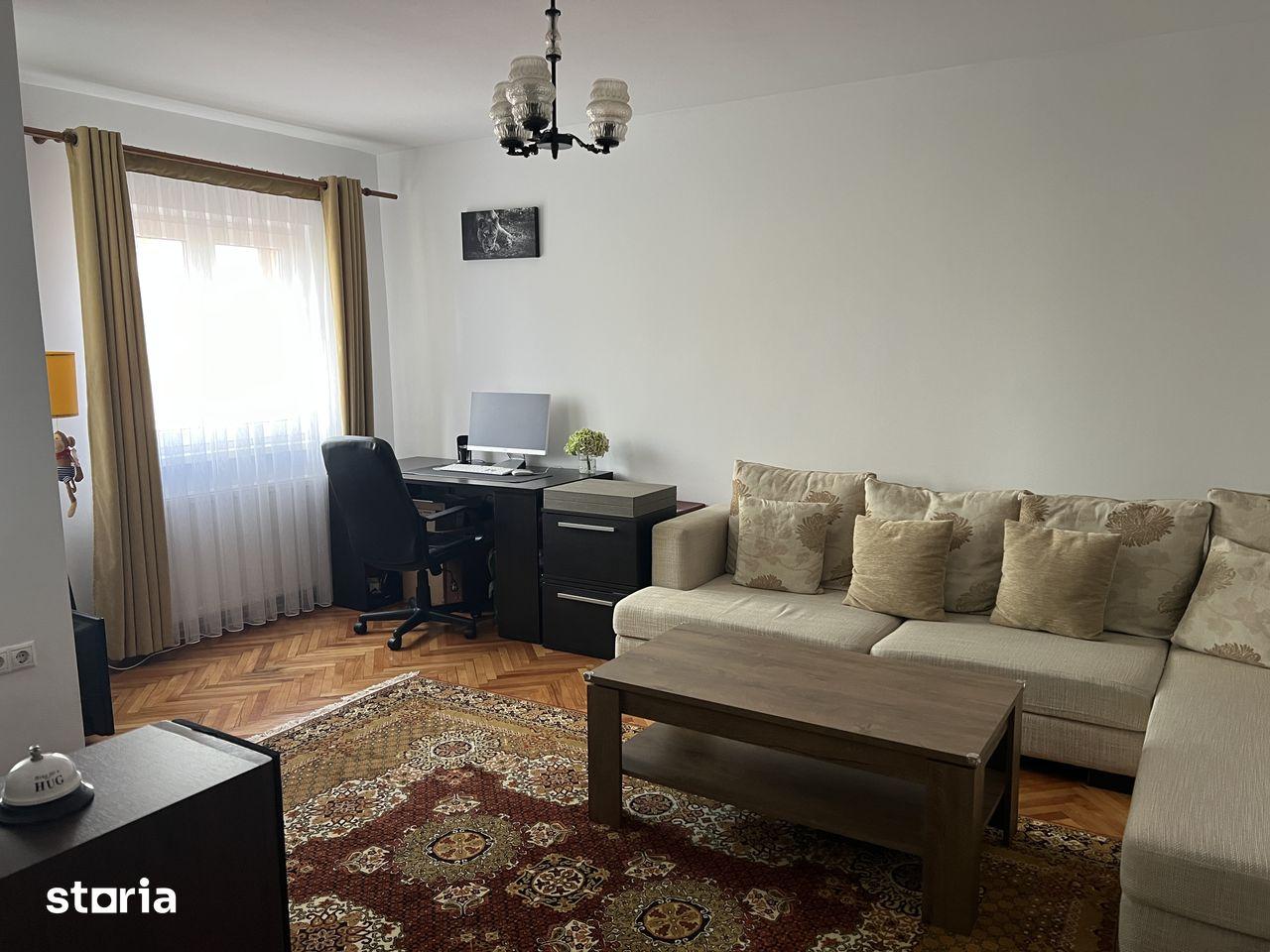 Apartament 2 camere, Sibiu, 65 mp, decomandat, etaj 2, mobilat