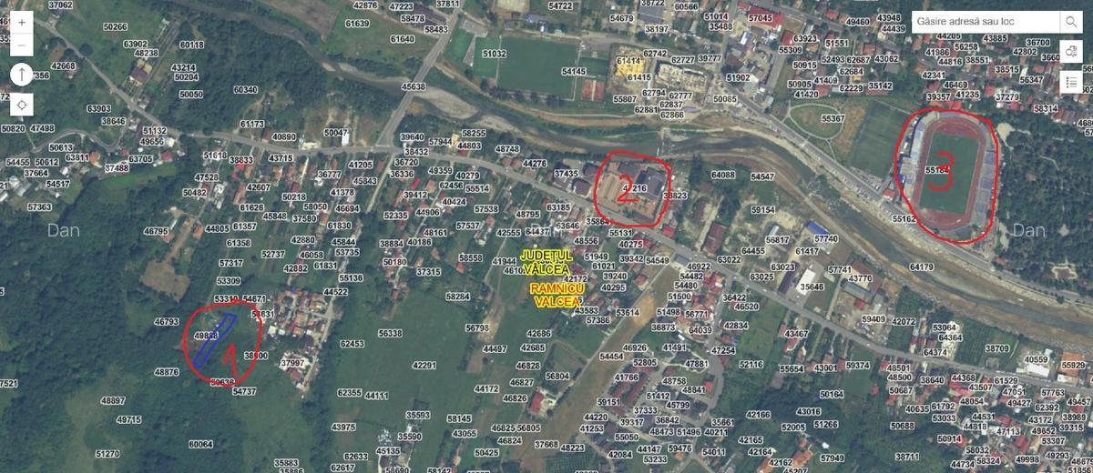 Teren intravilan Rm. Valcea, str. Morilor 1.070 mp