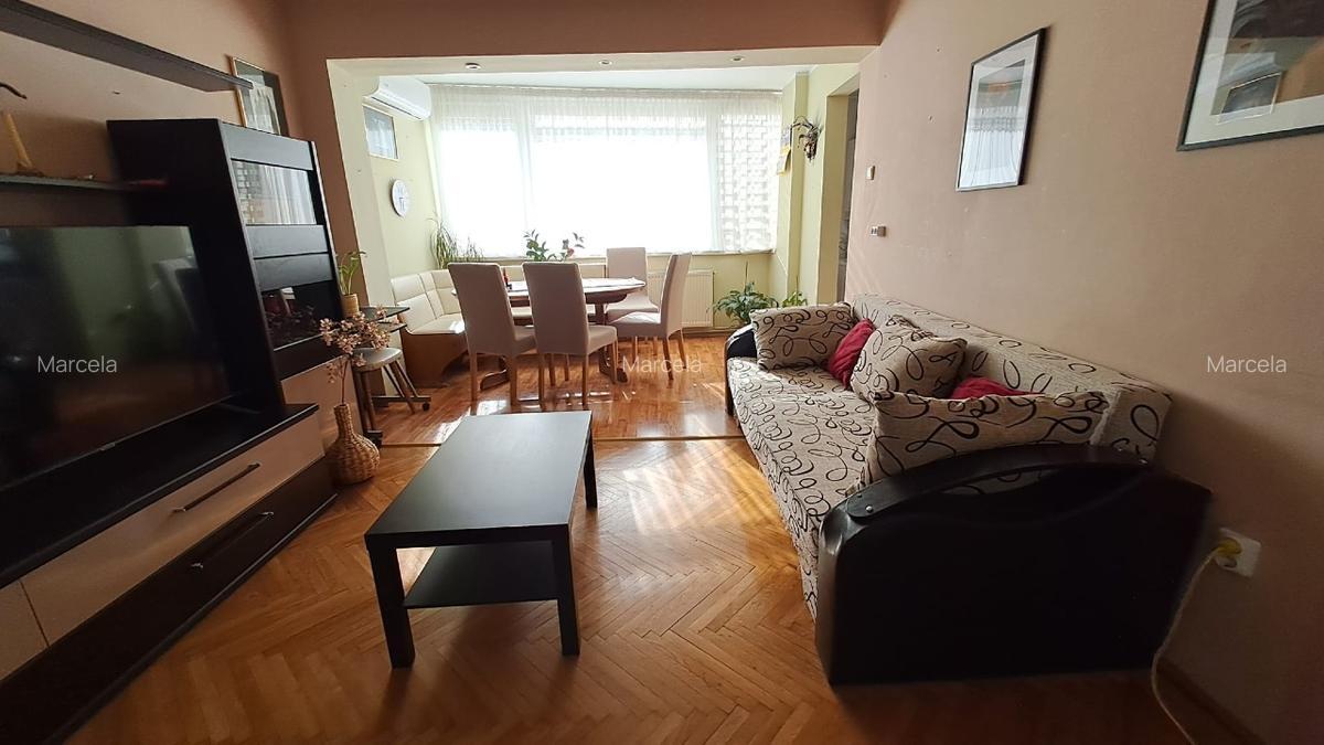Apartament 3,5 camere, mobilat și utilat, aer condiționat, parcare