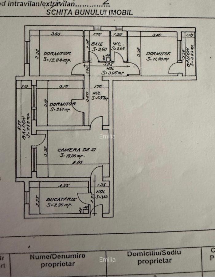 Vând apartament 4 camere Tomis Nord-Ciresica - imagine 1