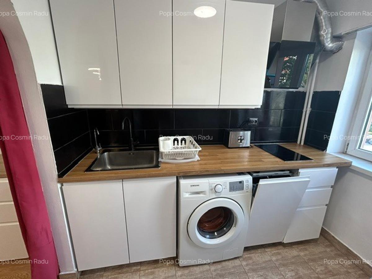 GARSONIERĂ 42 MP – PIAȚA DOMENII, COMPLET NOUĂ, MOBILĂ IKEA, UTILATĂ PREMIUM