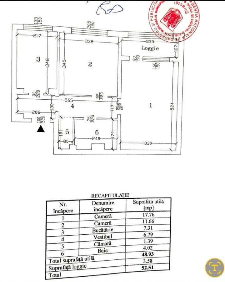 Vand apartament 2 camere strada Lujerului
