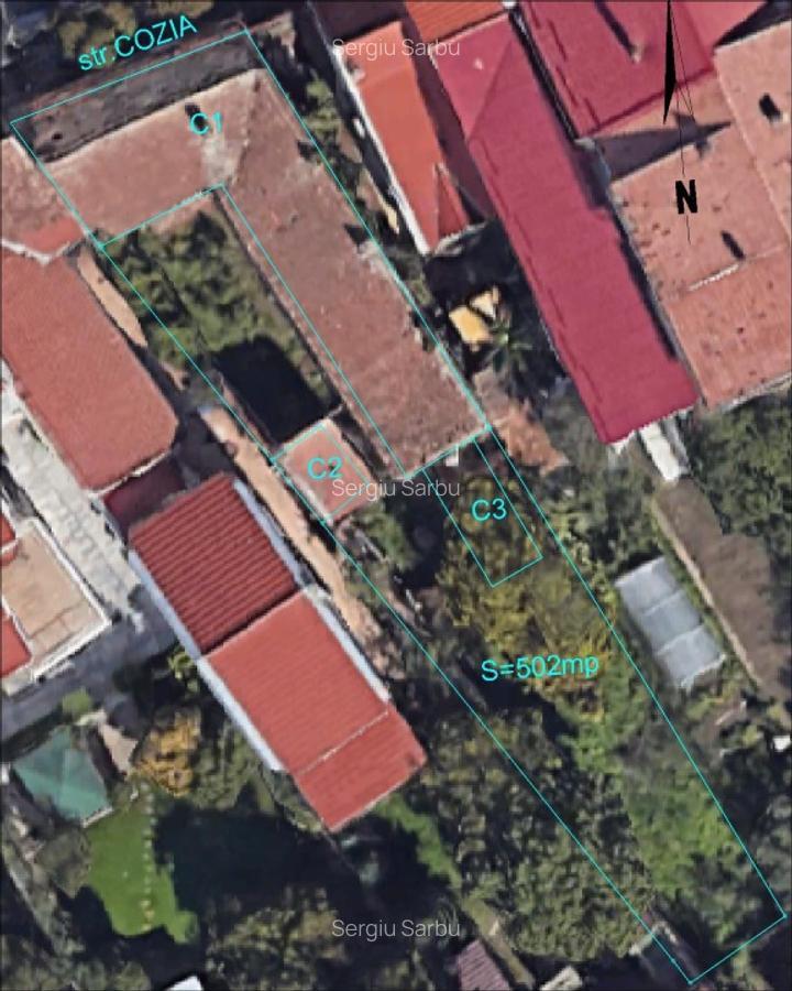 Casa - Teren  502 mp - Balcescu - Cozia