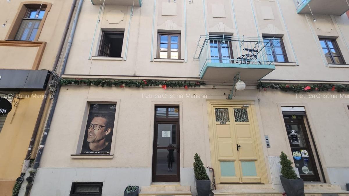 SPAȚIU COMERCIAL ULTRACENTRAL , pietonala ,clădire istorică ,complet  renovata
