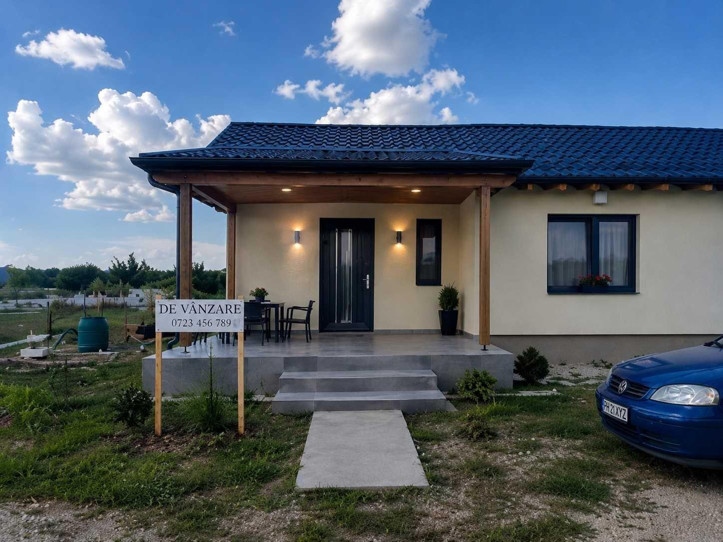 Casă nouă de vânzare ( schimb apartament +sau - dif )