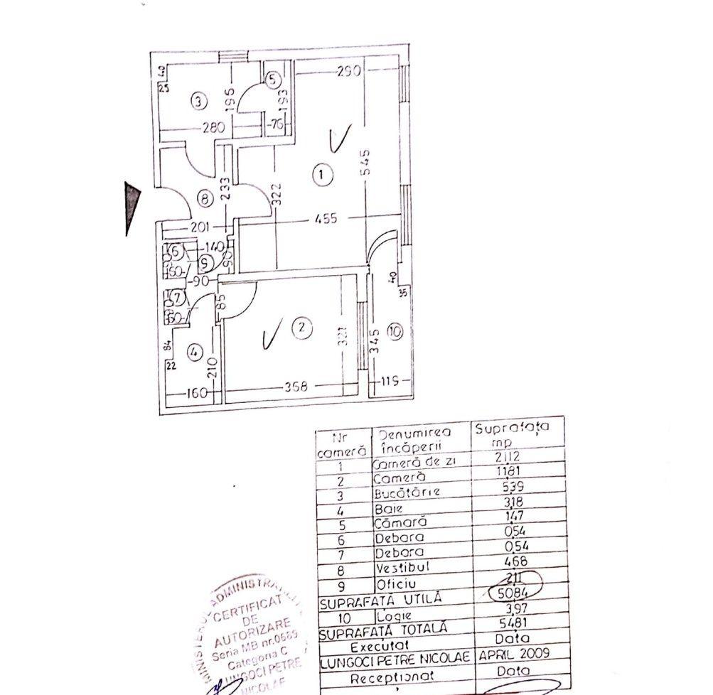 Proprietar, vând apartament 2 camere decomandat – Titan – 55 mp – 10 minute de metrou