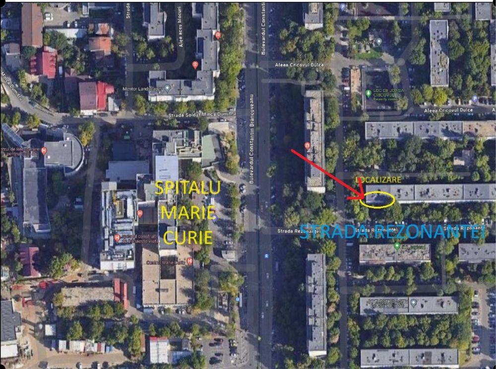 Garsonieră, 33mp, str. Rezonantei, lângă Sp.Marie Curie