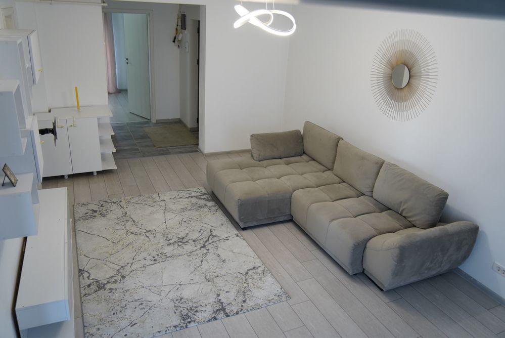 Inchiriez apartament in Popesti Leordeni :2 camere cu terasa si balcon inchis +loc de parcare
