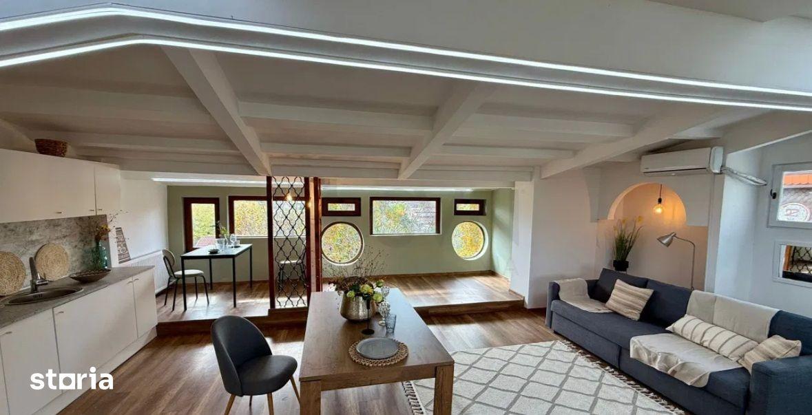 Apartament la mansarda, zona Baneasa - imagine 1