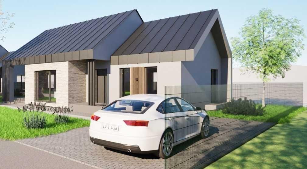 La intrare in Tautii Magheraus, vand casa 125 m.p.c. pe 400 m.p. teren
