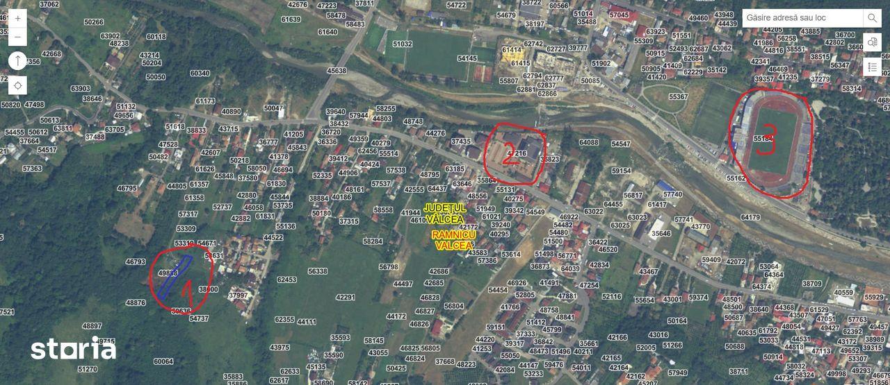 Teren intravilan Rm. Valcea, str. Morilor 1.070 mp