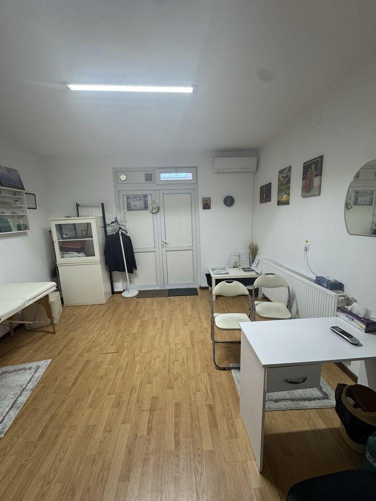 Spatii comerciale pretabile pentru salon infrumusetare sau alta destinatie conexa acestui domeniu sau birou, complet utilate. Suprafata  20 si 25 mp