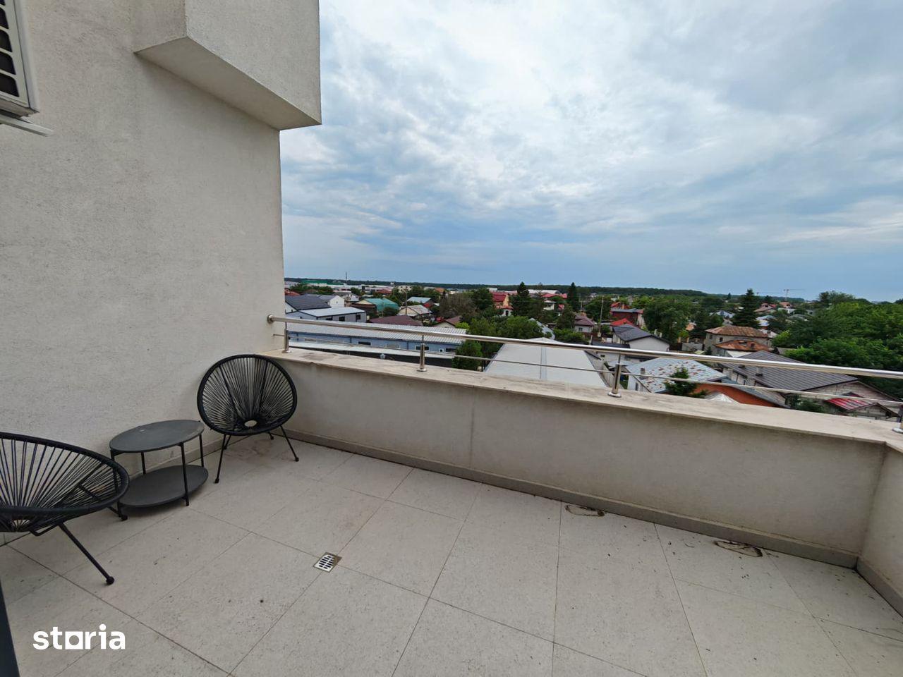 Penthouse 3 camere | 2 terase | 2 băi | Tunari - imagine 1