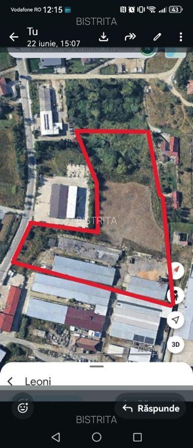 17.000 mp teren intravilan + hale 2.000 mp-Drumul Tărpiului Zona LEONI BISTRITA - imagine 1