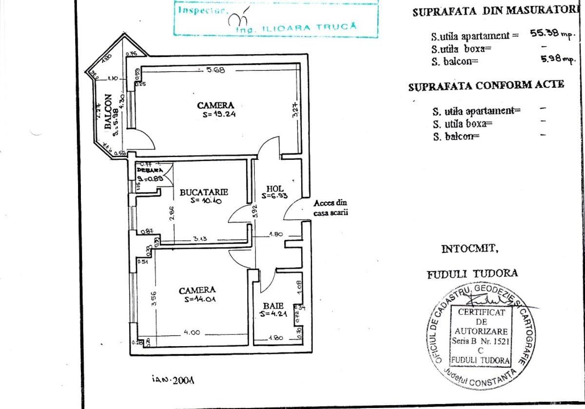 Apartament Faleza Nord 1 minut până la plaja