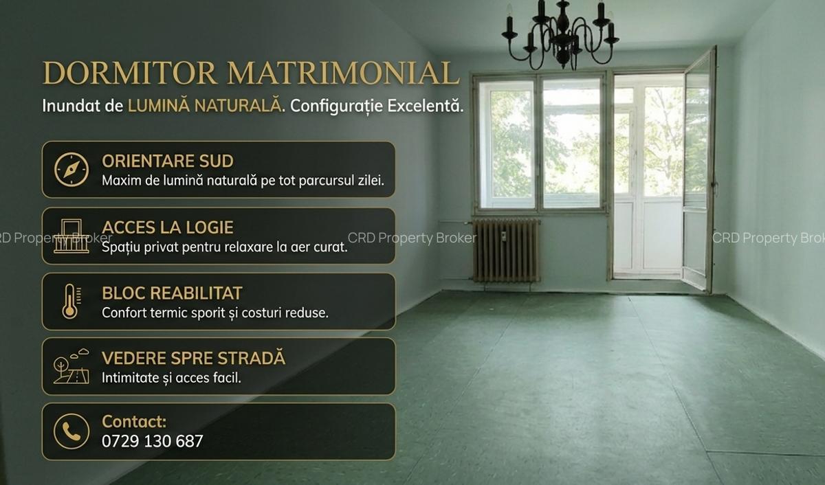 Apartament 3 camere | 60 mp utili | Valea Ialomiței – Drumul Taberei | Etaj 3/4
