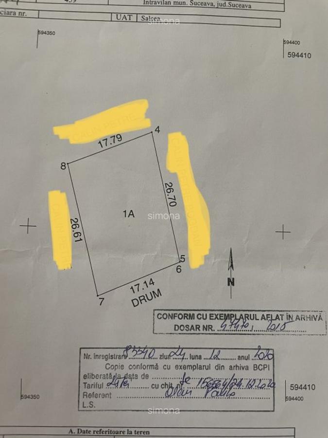 Teren casa, duplexuri , apartamente langa blocurile Ucasy