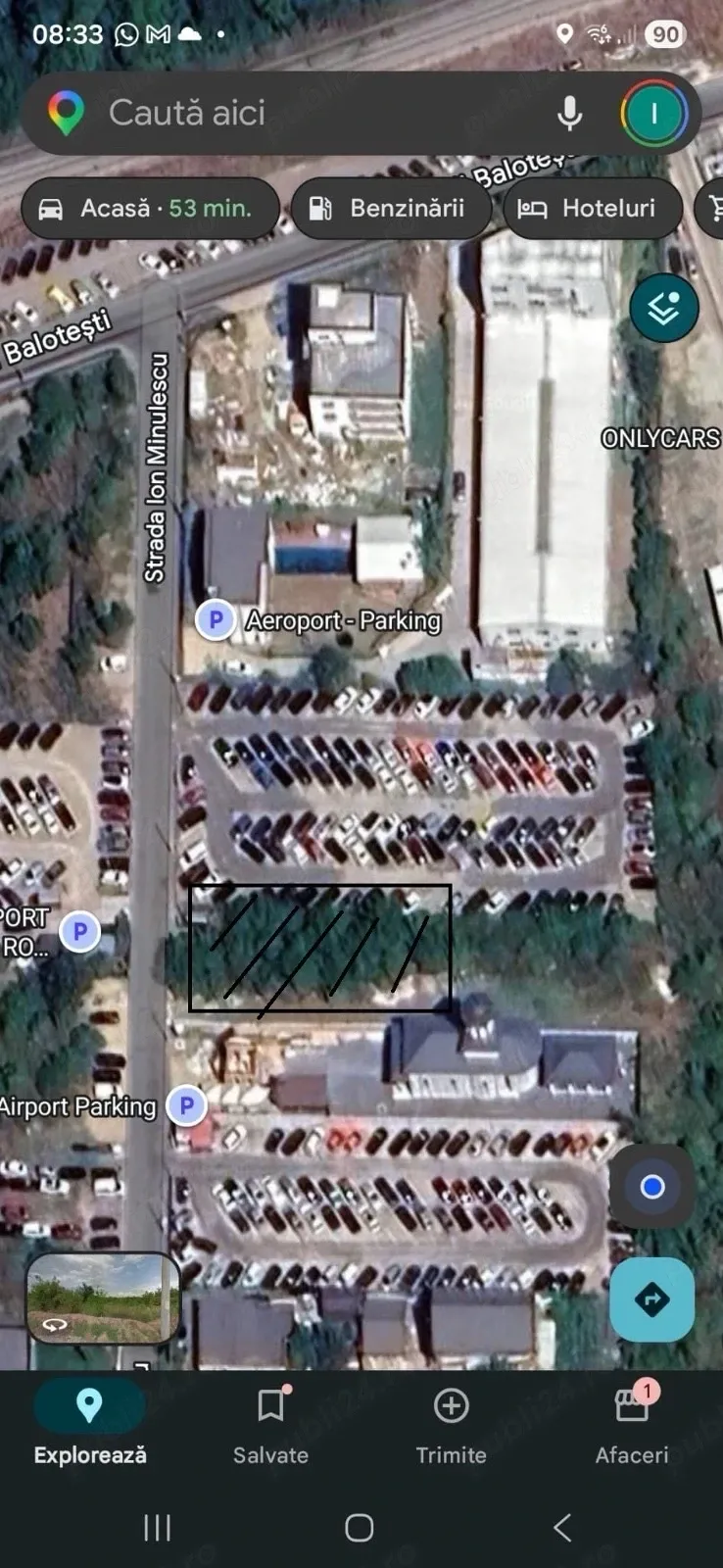 Teren de vânzare   Otopeni | Str. Ion Minulescu | 1.500 mp | Acte la zi