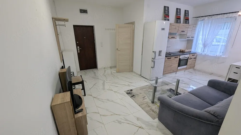 Închiriez apartament cu 2 camere, complet utilat, bloc nou