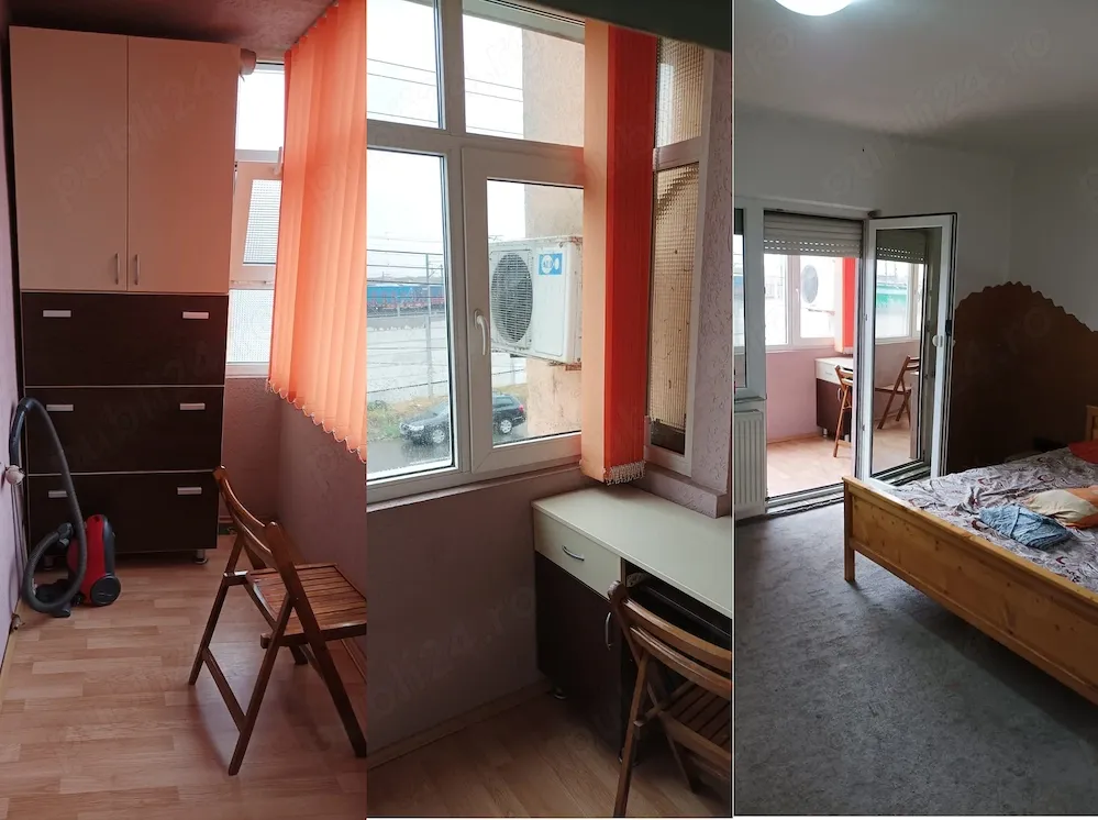Închiriez apartament 1 camera, etaj 1, zona Atrium - bloc Reabilitat Termic foarte racoros